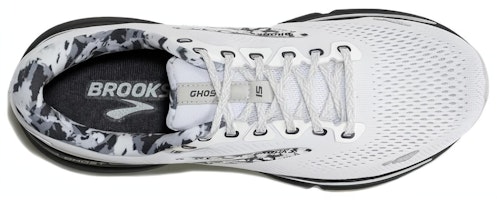 Brooks布魯克斯 Ghost 15 減震耐磨 低幫 跑步鞋 男款 淺灰黑 Shop Brooks布魯克斯 Ghost 15 減震耐磨 低幫 跑步鞋 男款 淺灰黑