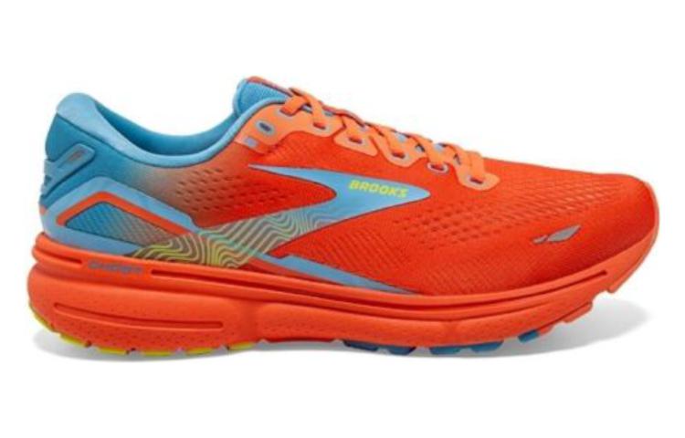 Lookbook Brooks Ghost 15 '橙蓝' 跑鞋 110393-1D-848
