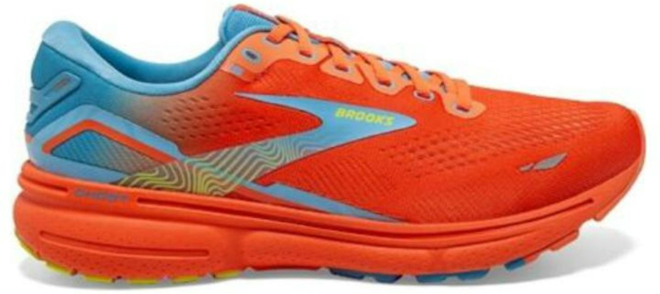 Brooks Ghost 15 '橙蓝' 跑鞋 110393-1D-848 Lookbook Brooks Ghost 15 '橙蓝' 跑鞋 110393-1D-848