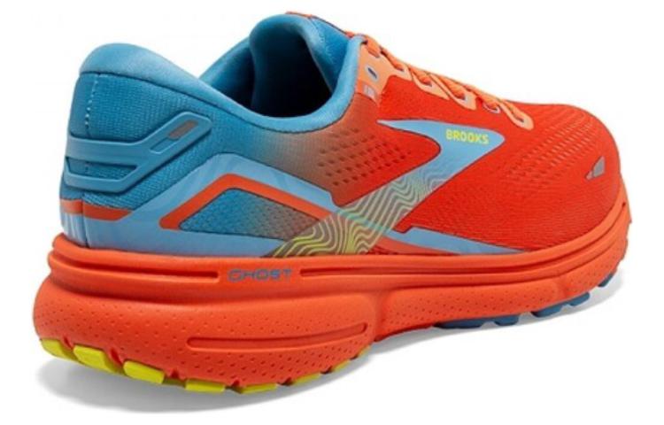 Shop Brooks Ghost 15 '橙蓝' 跑鞋 110393-1D-848