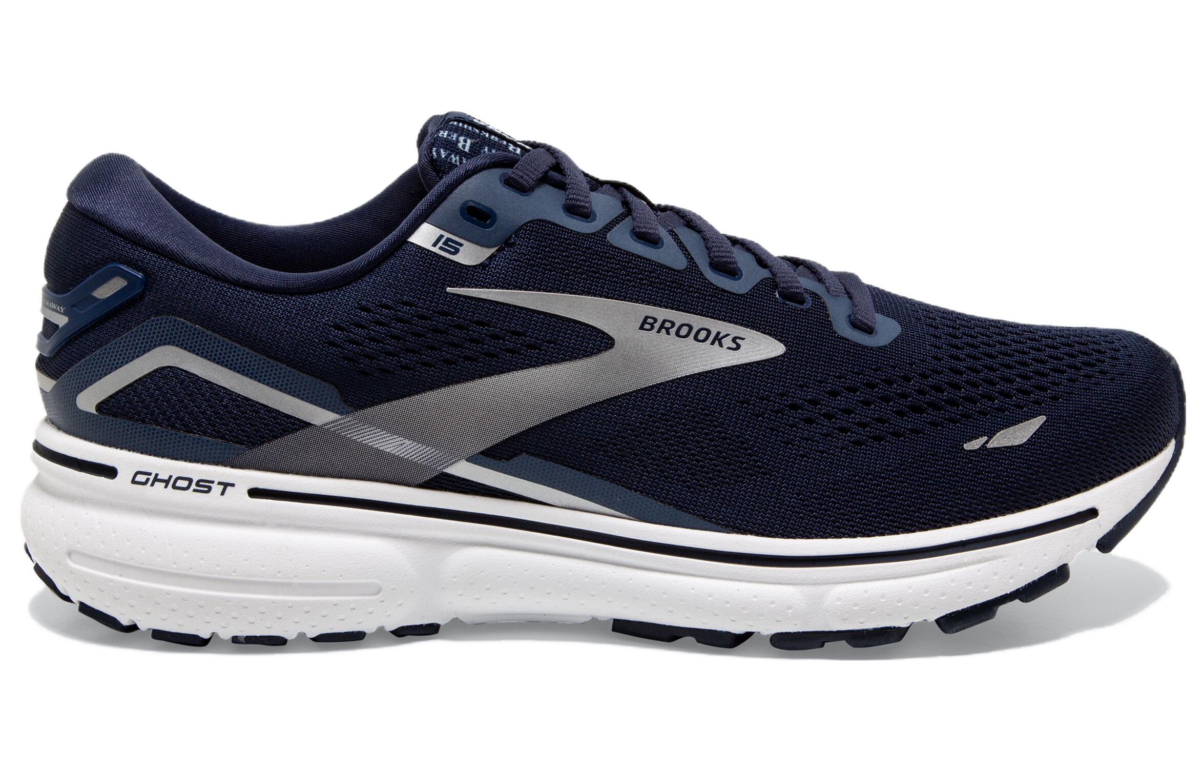 Order Brooks Ghost 15 'Peacoat Silver' Sepatu Lari Pria 110393-1D-469