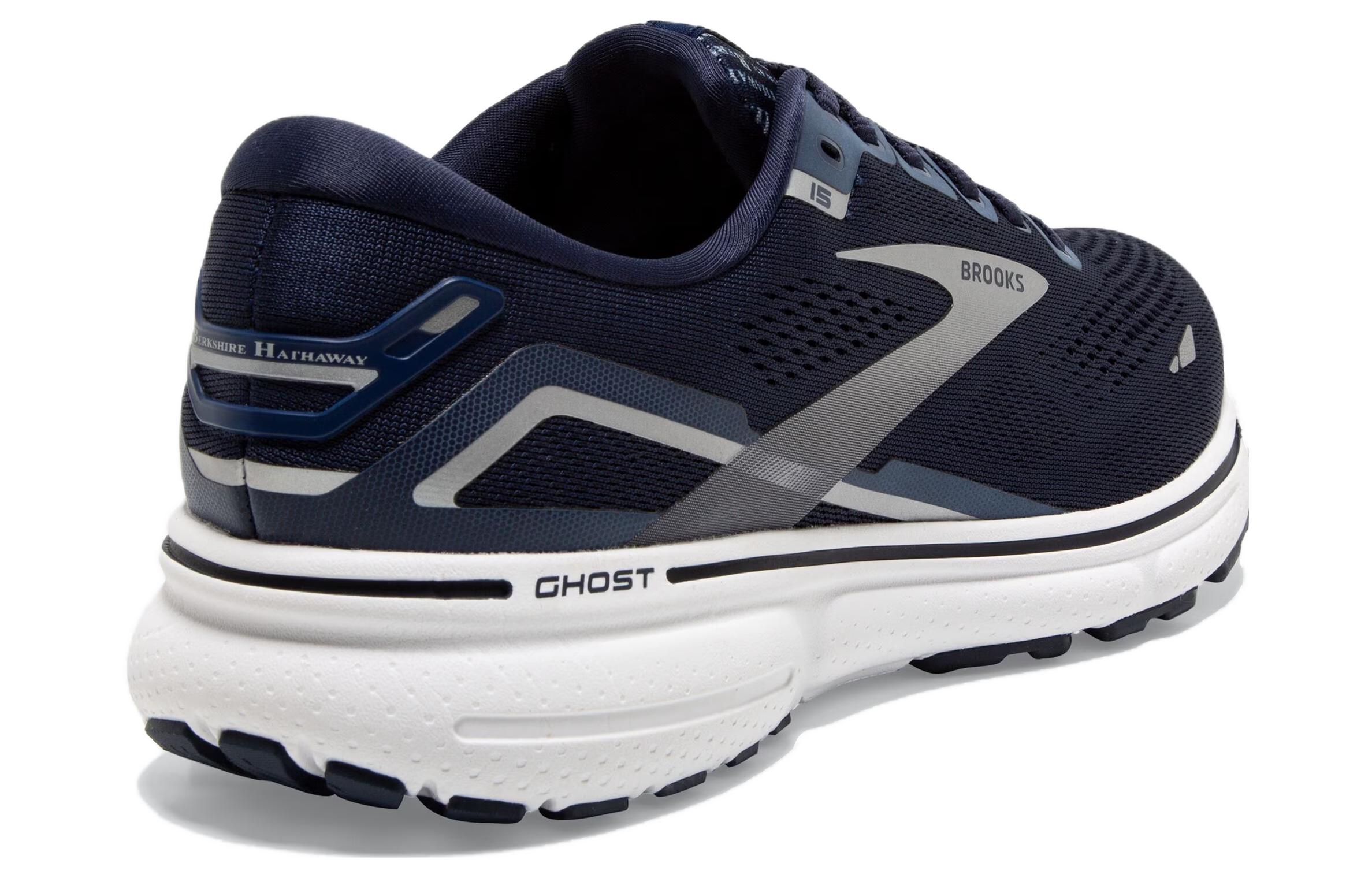 Shop Brooks Ghost 15 'Peacoat Silver' Sepatu Lari Pria 110393-1D-469
