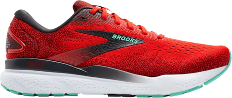 Brooks Ghost 16 'Fiery Red Ebony Cockatoo' 110418-1D-623 Brooks Ghost 16 'Fiery Red Ebony Cockatoo' 110418-1D-623