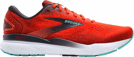 Brooks Ghost 16 'Fiery Red Ebony Cockatoo' 110418-1D-623 Brooks Ghost 16 'Fiery Red Ebony Cockatoo' 110418-1D-623