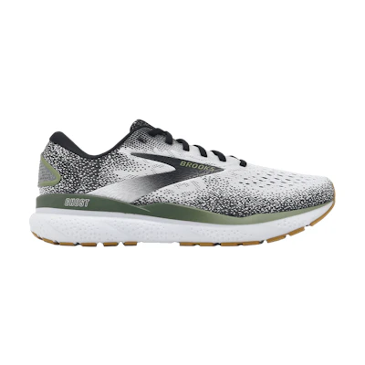 Brooks Ghost 16 'White Black Green'