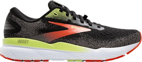 Brooks Ghost 16 GORE-TEX 'Black Mandarin Red Green' 110430-1D-049 Brooks Ghost 16 GORE-TEX 'Black Mandarin Red Green' 110430-1D-049