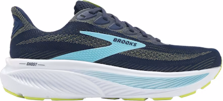 Brooks Ghost 17 2E Wide 'Peacoat Lime Blue' 110442-2E-414 Brooks Ghost 17 2E Wide 'Peacoat Lime Blue' 110442-2E-414