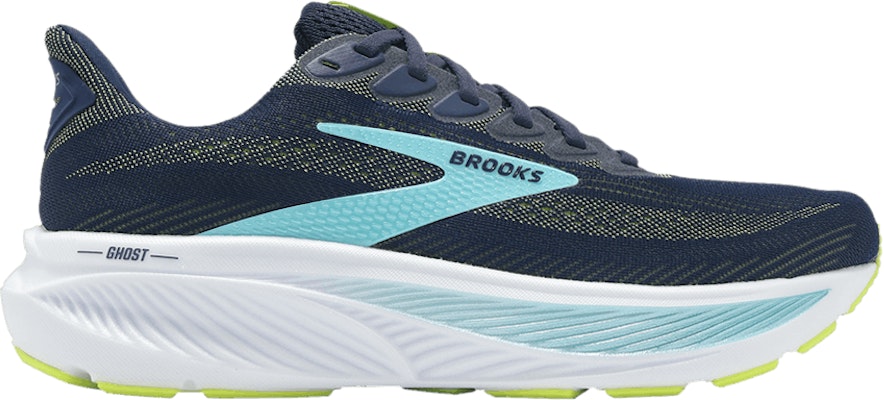 Brooks Ghost 17 2E Wide 'Peacoat Lime Blue' 110442-2E-414 Buy Brooks Ghost 17 2E Wide 'Peacoat Lime Blue' 110442-2E-414
