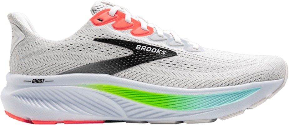 Brooks Ghost 17 2E Wide 'White Pink Clay Gecko' 110442-2E-112 Buy Brooks Ghost 17 2E Wide 'White Pink Clay Gecko' 110442-2E-112
