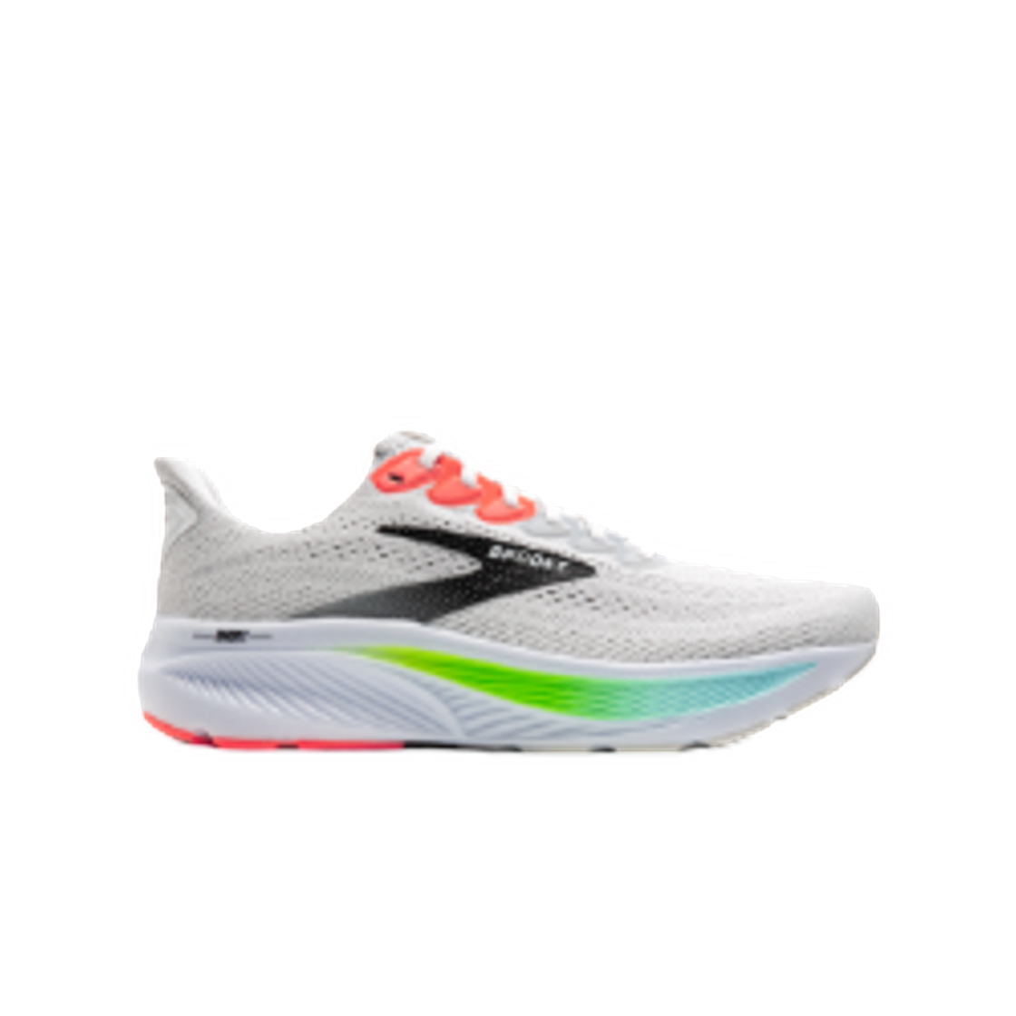 Brooks Ghost 17 2E Wide 'White Pink Clay Gecko' 110442-2E-112