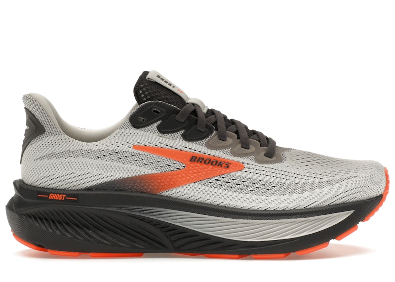Brooks Ghost 17 'Oyster Mushroom Orange Ebony' 110442-1D-048