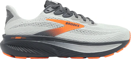 Brooks Ghost 17 Extra Wide 'Oyster Mushroom Orange Ebony' 110442-4E-048 Brooks Ghost 17 Extra Wide 'Oyster Mushroom Orange Ebony' 110442-4E-048