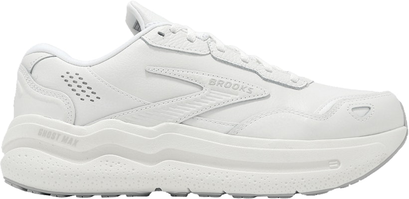 Brooks Ghost Max Leather 2E Wide 'Triple White' 110443-2E-142 Buy Brooks Ghost Max Leather 2E Wide 'Triple White' 110443-2E-142