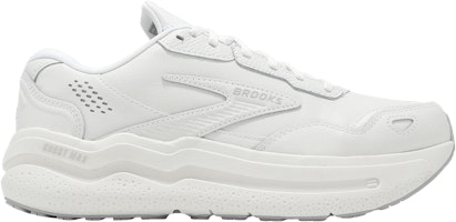Brooks Ghost Max Leather 2E Wide 'Triple White' 110443-2E-142 Brooks Ghost Max Leather 2E Wide 'Triple White' 110443-2E-142