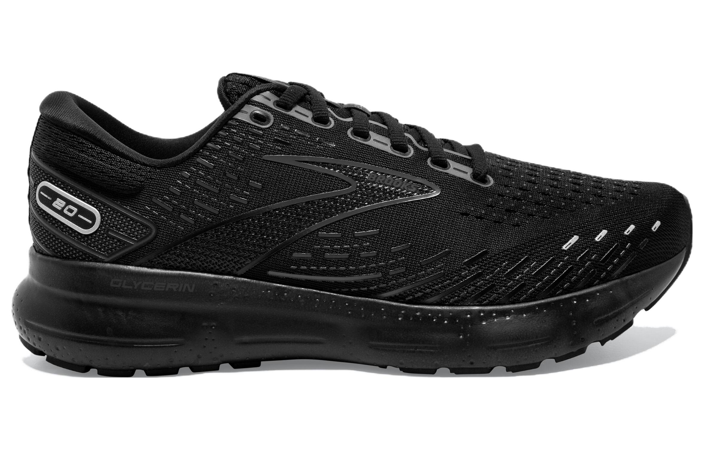 Lookbook Brooks Glycerin 20 2E 宽版‘黑色’ 110382-2E-020