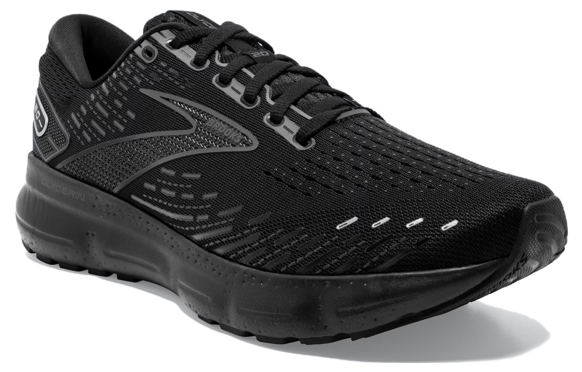 Shop Brooks Glycerin 20 2E 宽版‘黑色’ 110382-2E-020