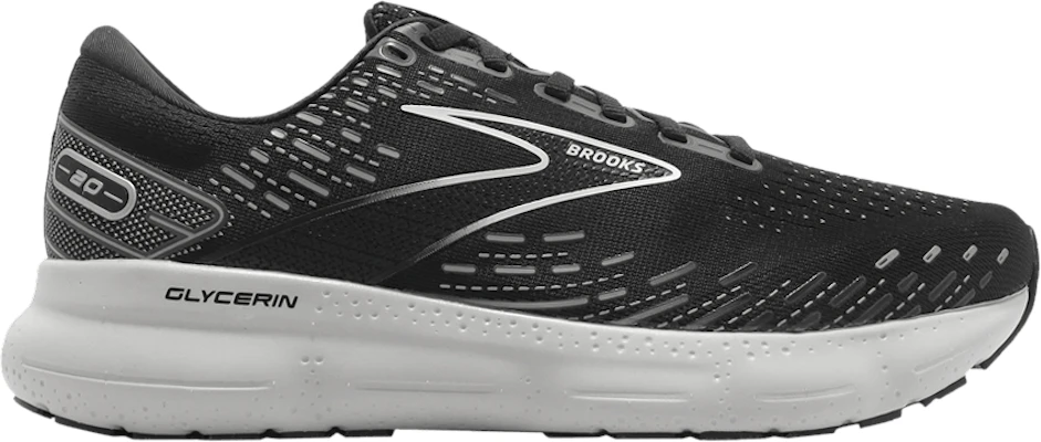 Brooks Glycerin 20 2E Wide 'Black Alloy' 110382-2E-059 Buy Brooks Glycerin 20 2E Wide 'Black Alloy' 110382-2E-059