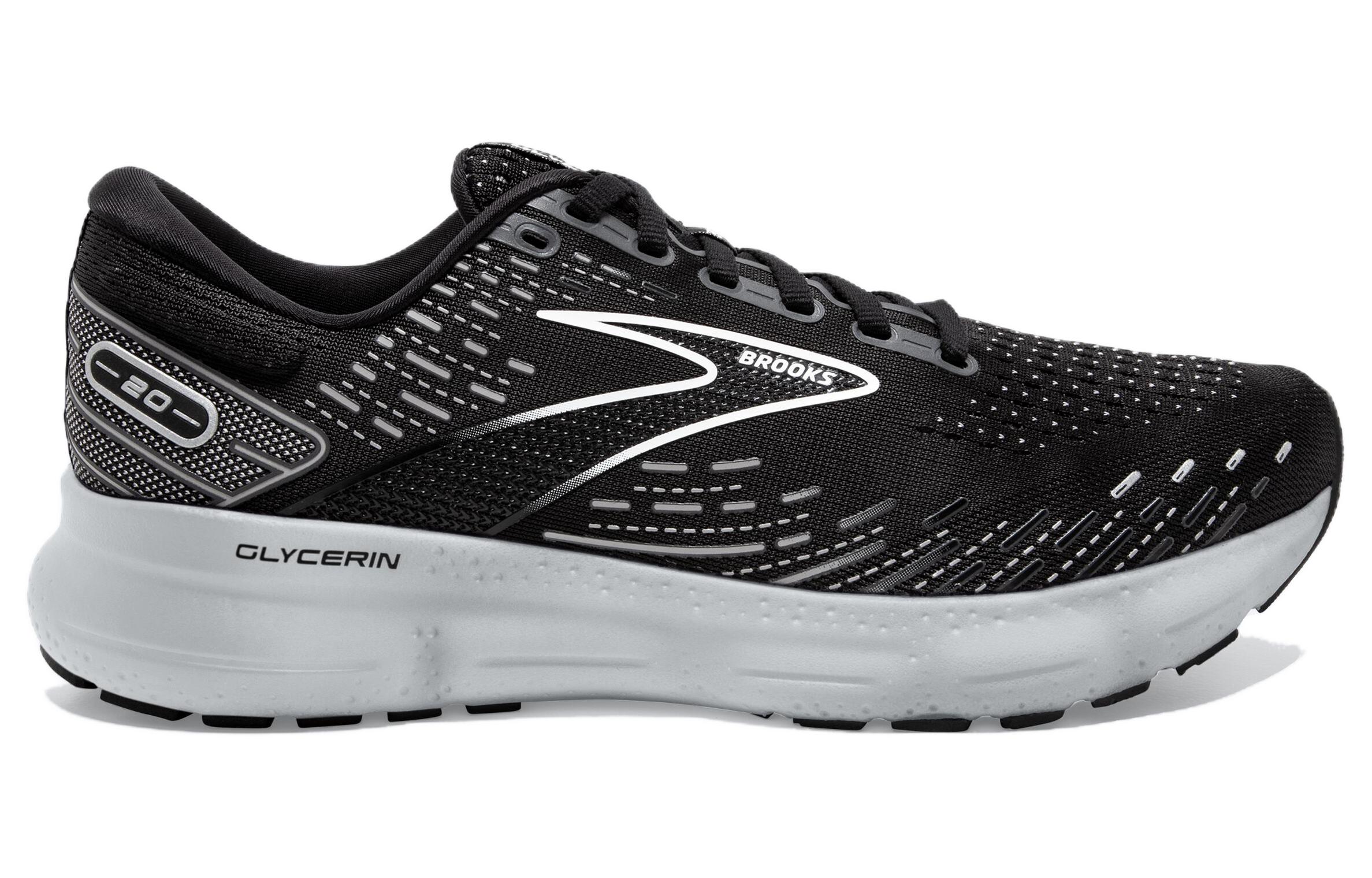 Order ブルックス グリセリン 20 'ブラック グレー' 110382-059 110382-059