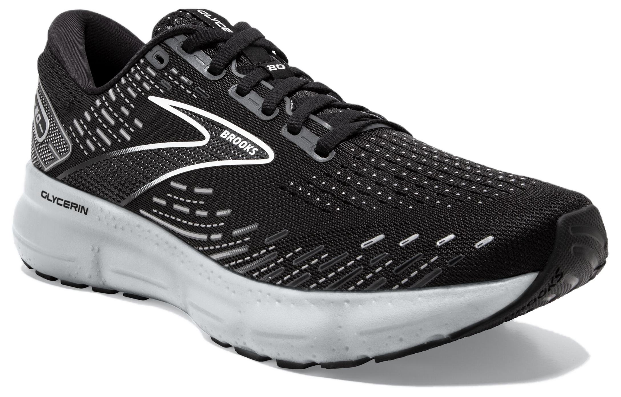 Lookbook ブルックス グリセリン 20 'ブラック グレー' 110382-059 110382-059