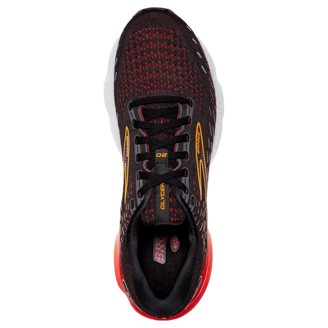 Lookbook Brooks Glycerin 20 'Hitam Merah' 110382-1D-090