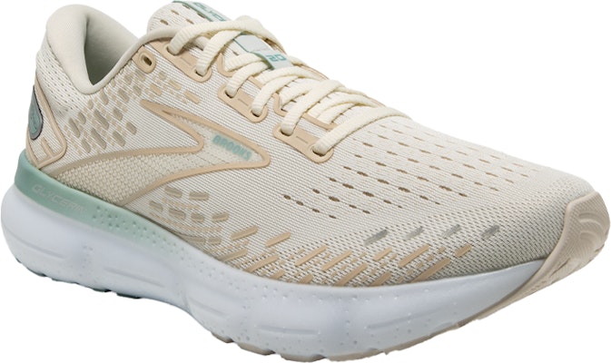 Brooks布魯克斯 Glycerin 20 網布 耐磨減震 低幫 跑步鞋 男款 椰奶色水綠色 Lookbook Brooks布魯克斯 Glycerin 20 網布 耐磨減震 低幫 跑步鞋 男款 椰奶色水綠色
