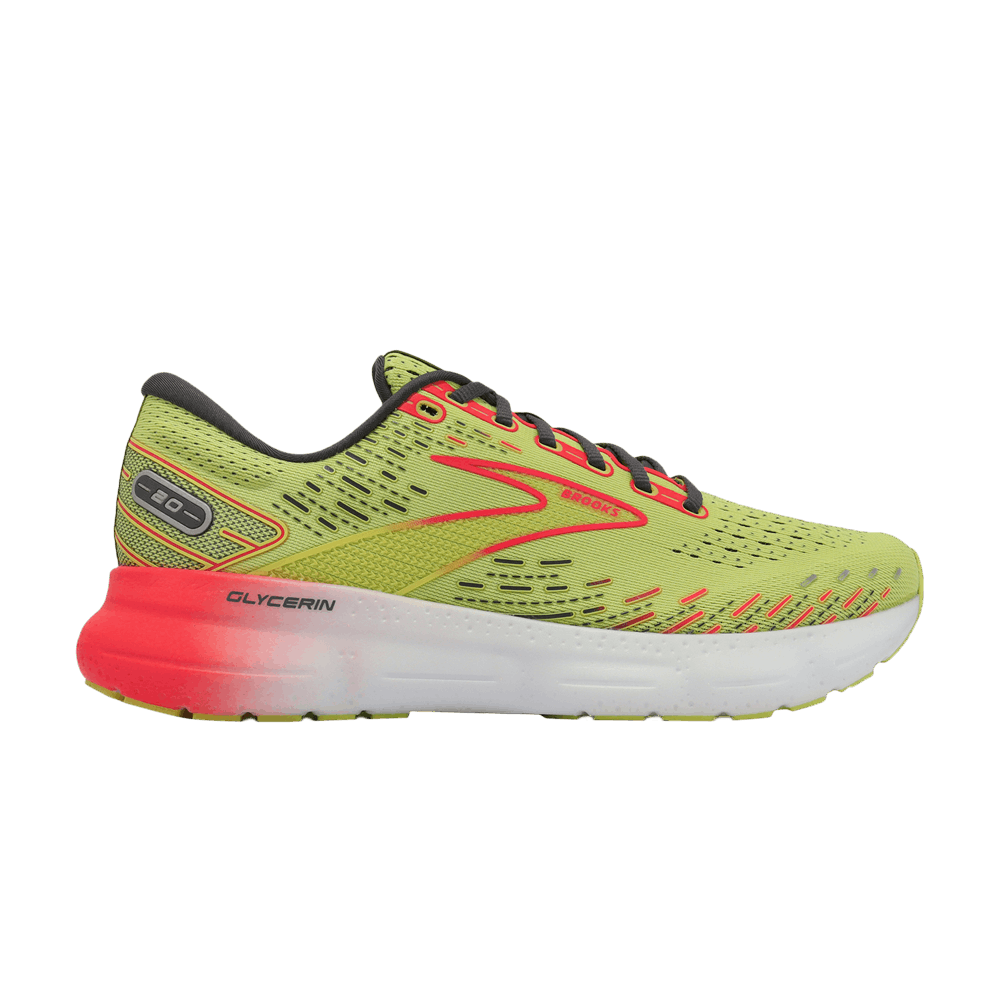 Brooks Glycerin 20 'Lime Red Ebony' 110382-1D-725