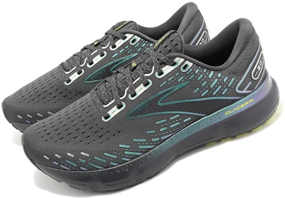 Brooks Glycerin 20 'Nine Iron Lime' Sepatu Lari Pria/Wanita 110382-1D-024 Lookbook Brooks Glycerin 20 'Nine Iron Lime' Sepatu Lari Pria/Wanita 110382-1D-024