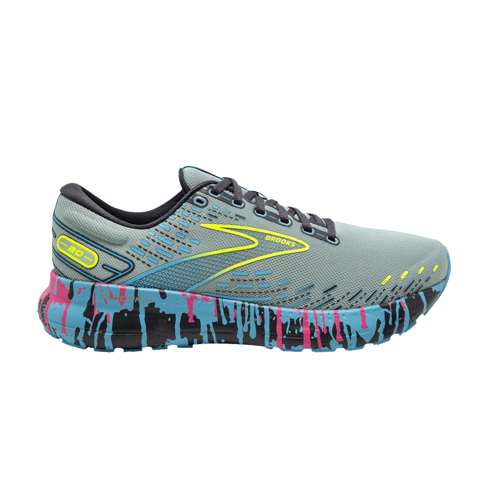 Brooks Glycerin 20 'Paint Drip - Jadeite' 110382-1D-492
