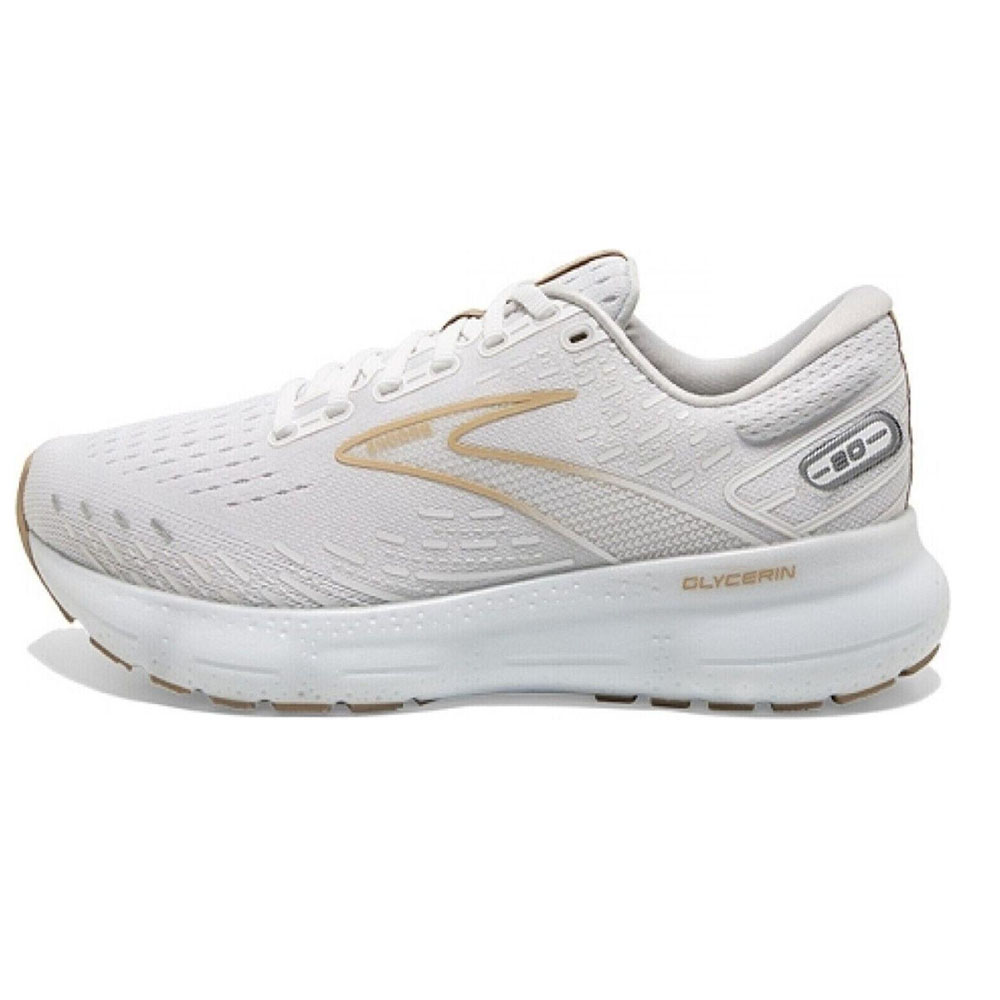 Brooks Glycerin 20 'White Khaki' 110382-1D-122