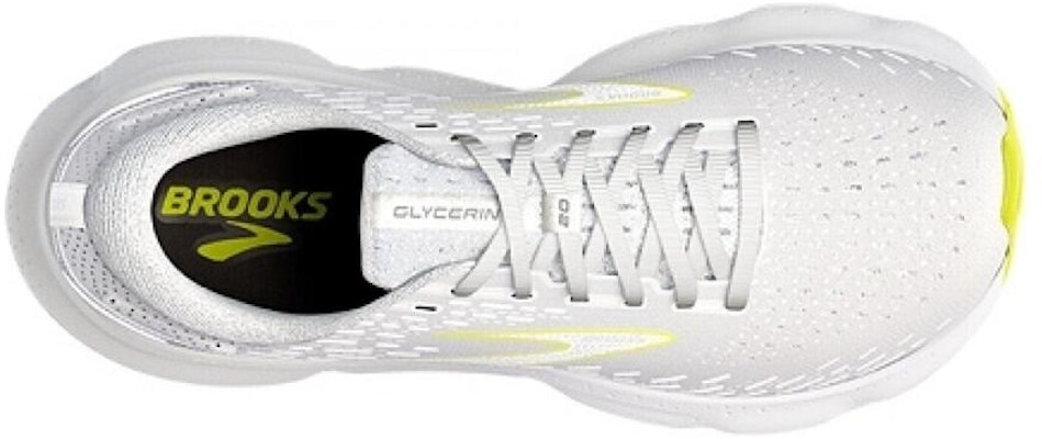 브룩스 글리세린 20 "화이트 나이트라이프" 110382-1D-135 Shop 브룩스 글리세린 20 "화이트 나이트라이프" 110382-1D-135