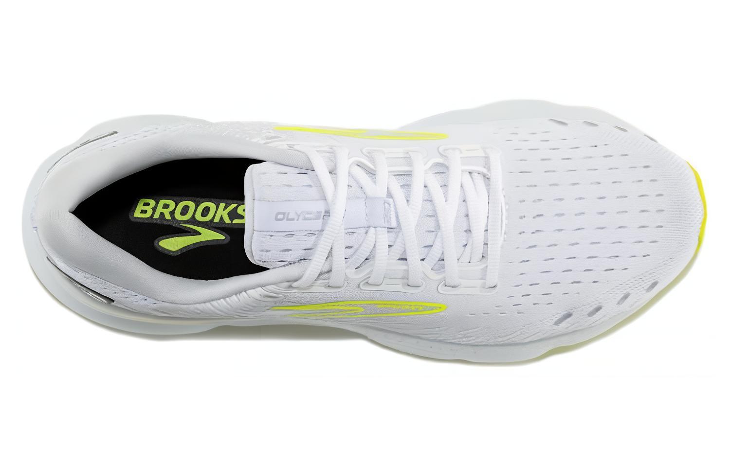 Shop ブルックス グリセリン 20 白/黄 110382-135