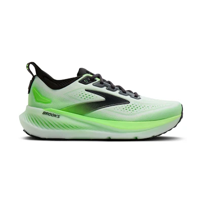 Brooks Glycerin 23 White Phantom Green Gecko