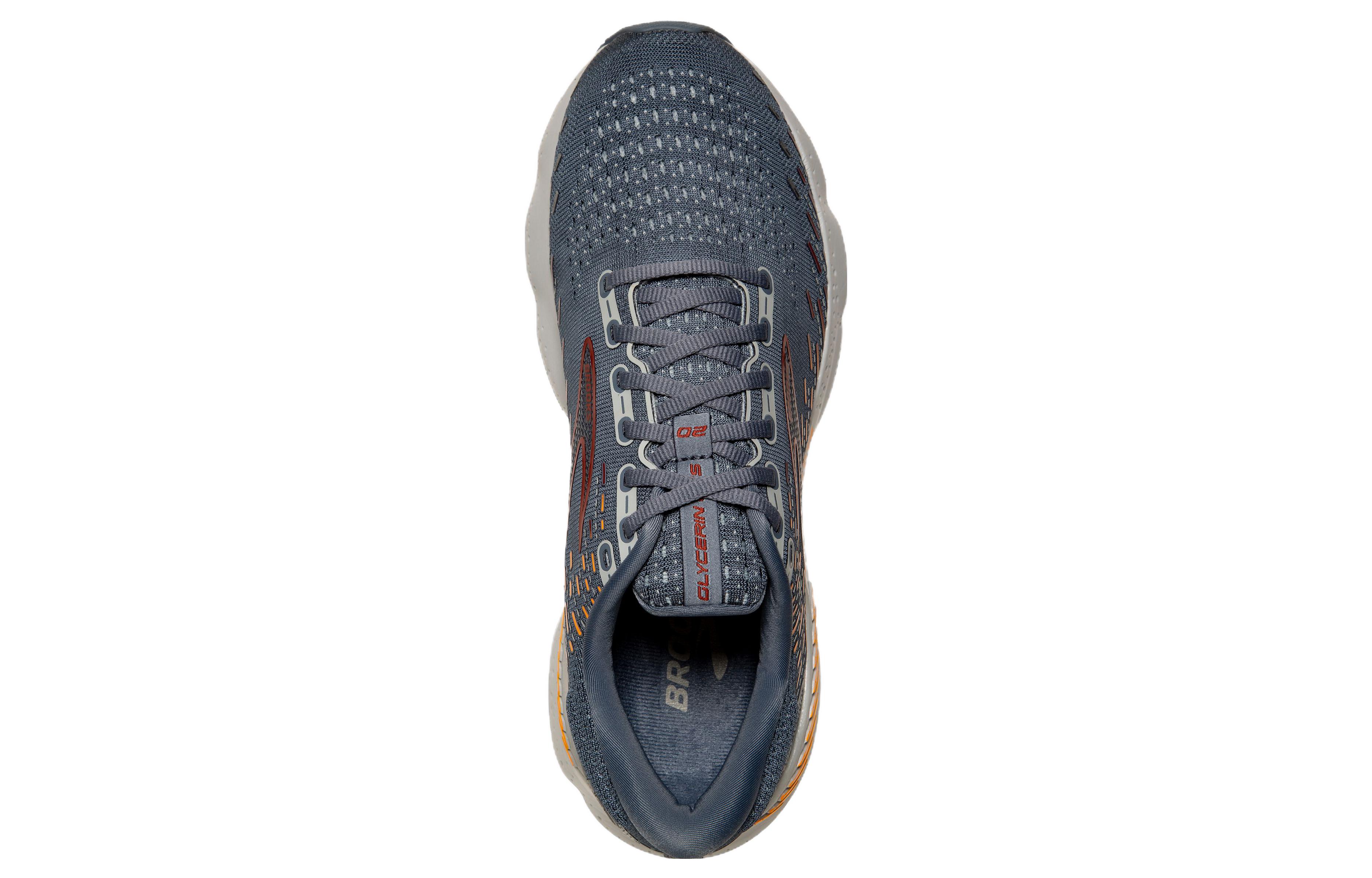 Purchase Brooks布魯克斯 Glycerin GTS 20 防滑耐磨 低幫 跑步鞋 男款 灰橙