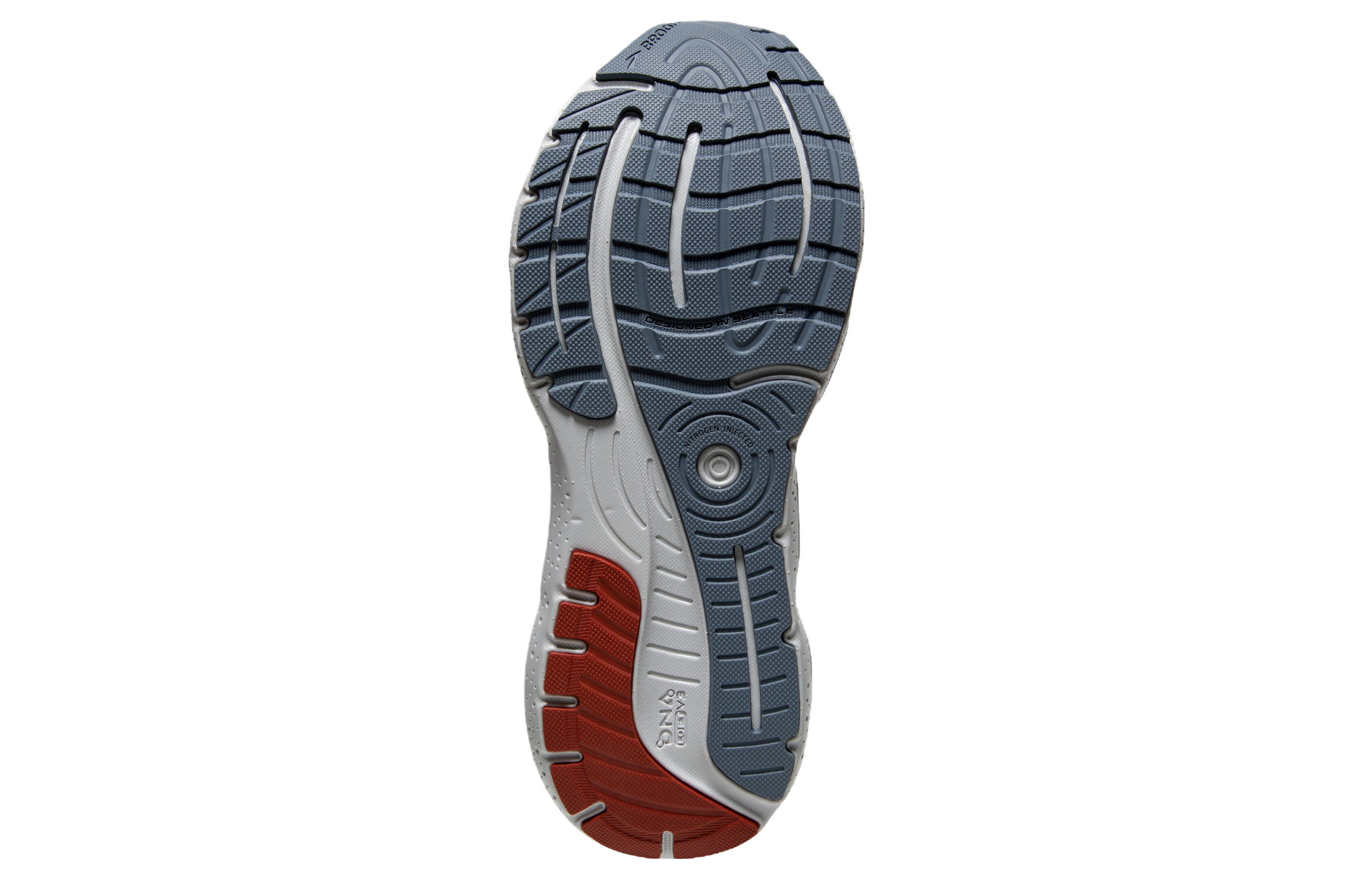 Details for Brooks布魯克斯 Glycerin GTS 20 防滑耐磨 低幫 跑步鞋 男款 灰橙