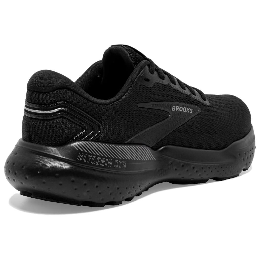 Details for Brooks Glycerin GTS 21 Lebar 2E 'Hitam Ebony' 110420-2E-020