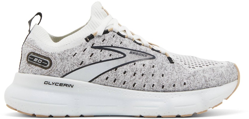 (Women) Brooks Glycerin StealthFit 20 'White Black Cream' 120372-1B-163 Buy (Women) Brooks Glycerin StealthFit 20 'White Black Cream' 120372-1B-163