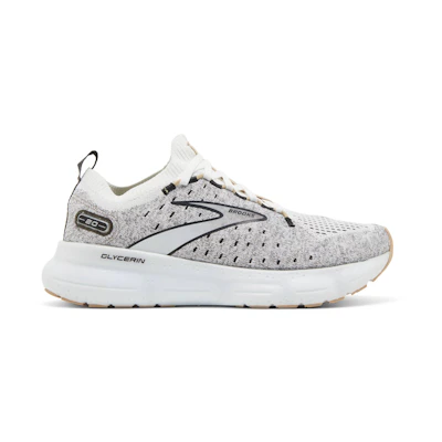 (W) Brooks Glycerin StealthFit 20 'White Black Cream'