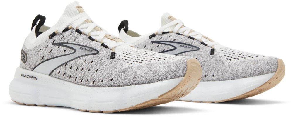 (W) Brooks Glycerin StealthFit 20 'Blanco Negro Crema' 120372-1B-163 Cheap (W) Brooks Glycerin StealthFit 20 'Blanco Negro Crema' 120372-1B-163