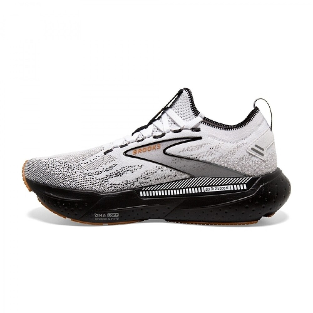 Brooks Glycerin StealthFit GTS 21 'White Grey Black' 110422-1D-135