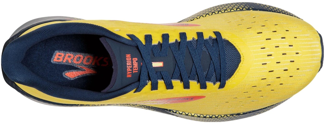 Brooks Hyperion Tempo 'Yellow Navy' 110339-1D-767 Shop Brooks Hyperion Tempo 'Yellow Navy' 110339-1D-767
