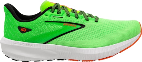 Brooks Launch 10 2E Wide 'Green Gecko' 110409-2E-308 Brooks Launch 10 2E Wide 'Green Gecko' 110409-2E-308