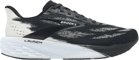 Brooks Launch 11 2E Wide 'Black White' 110450-2E-087 Brooks Launch 11 2E Wide 'Black White' 110450-2E-087