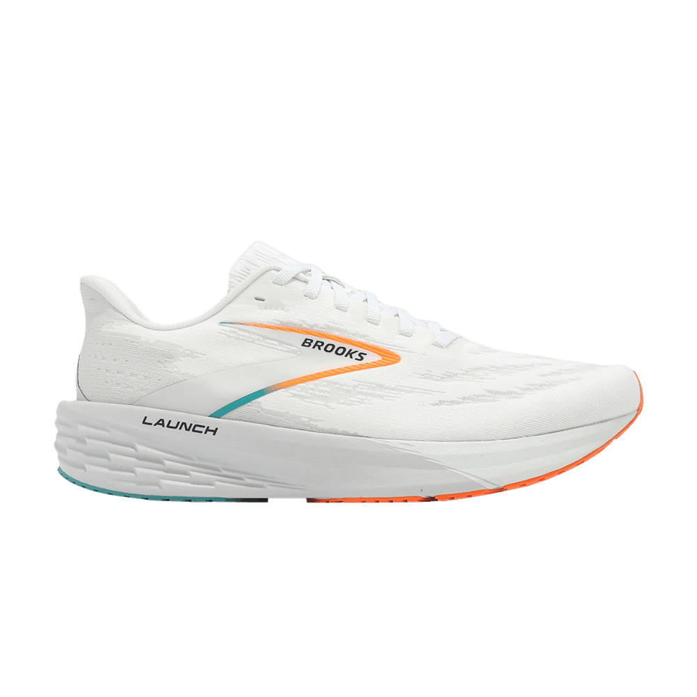 Brooks Launch 11 'White Oyster Orange' 110450-1D-153