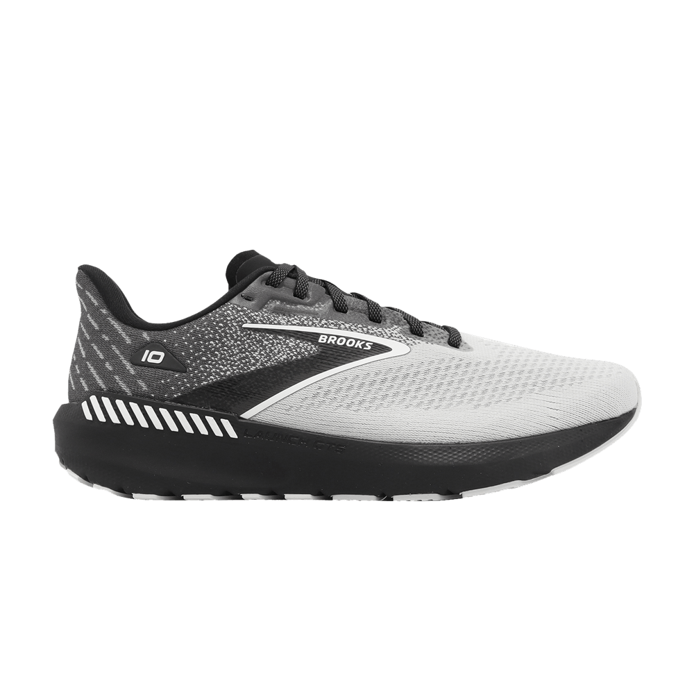 Brooks Launch GTS 10 2E Wide 'Blackened Pearl White' 110410-2E-052