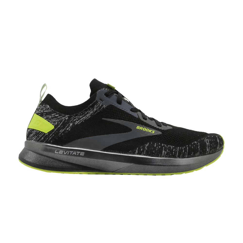 Brooks Levitate 4 'Black Yellow' 110345-1D-013