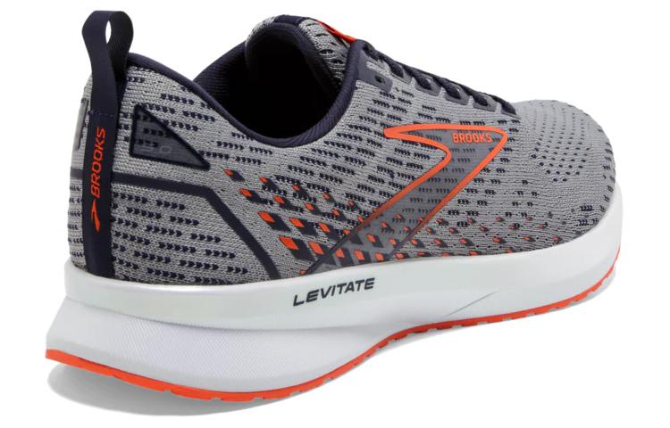 Shop Brooks Levitate 5 '灰橙' 110370-034