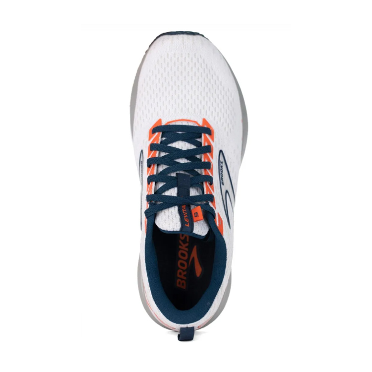Lookbook Brooks Levitate 5 'Putih Oren Biru' 110370-130