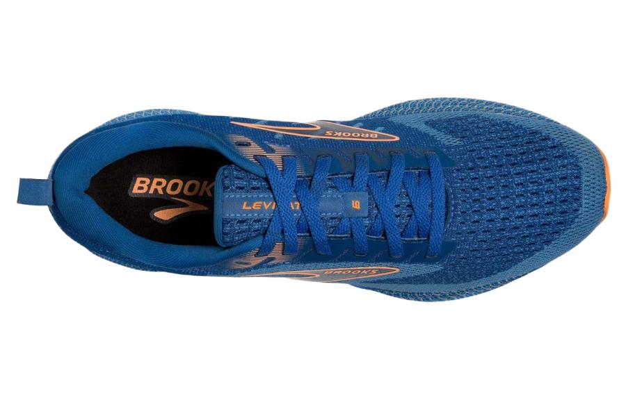 Shop ブルックス Levitate 6 ブルーオレンジ 110395-405