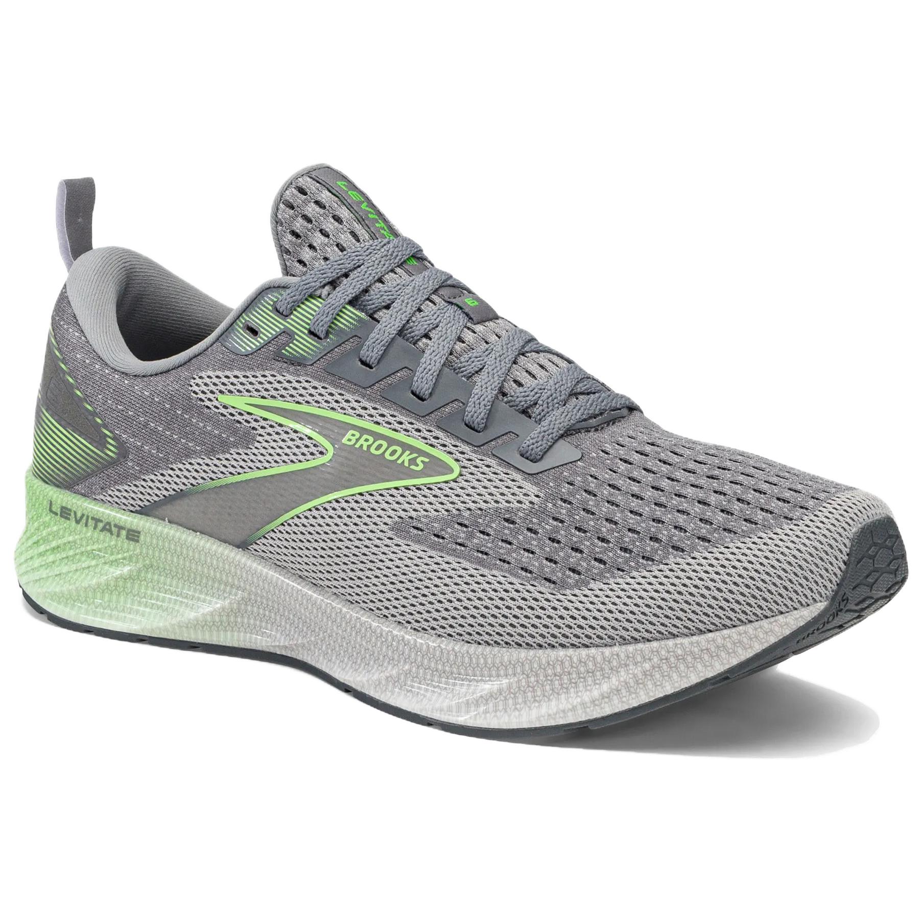 Order 브룩스 레비테이트 6 '프라이머 그레이 네온 그린' 110395-1D-312