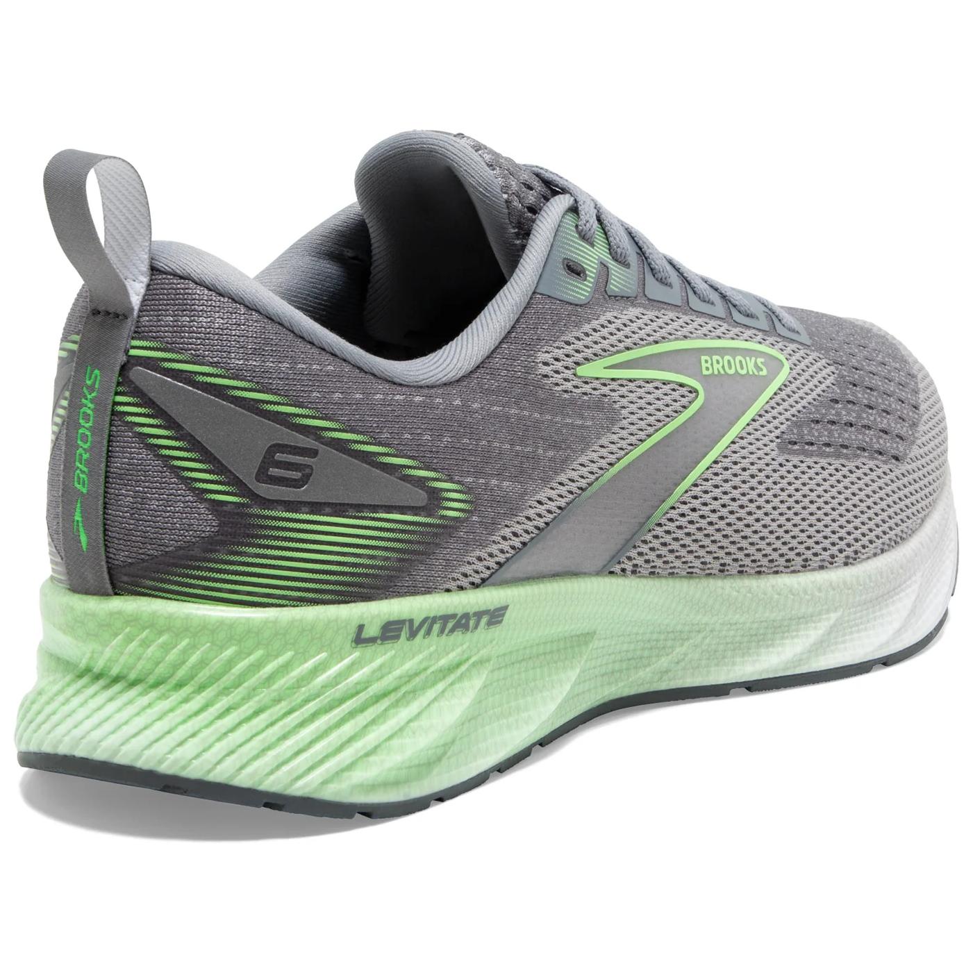 Lookbook Brooks Levitate 6 'Kelabu Primer Hijau Neon' 110395-1D-312